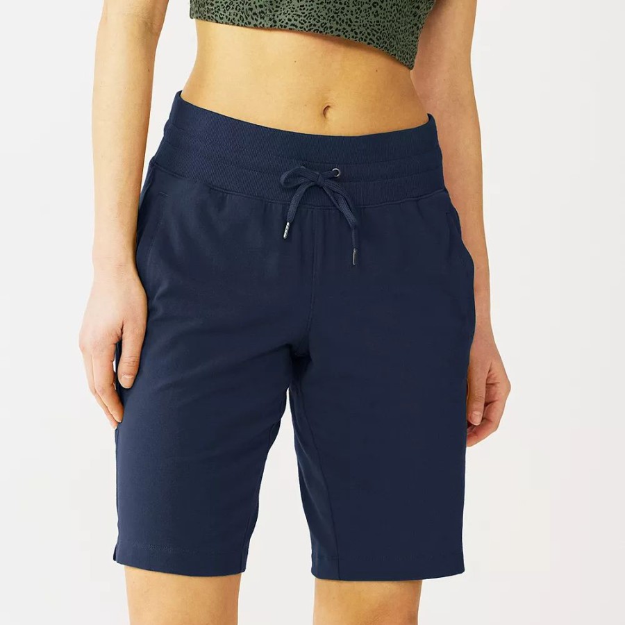 Bottoms * | Petite Tek Gear Essential Bermuda Shorts