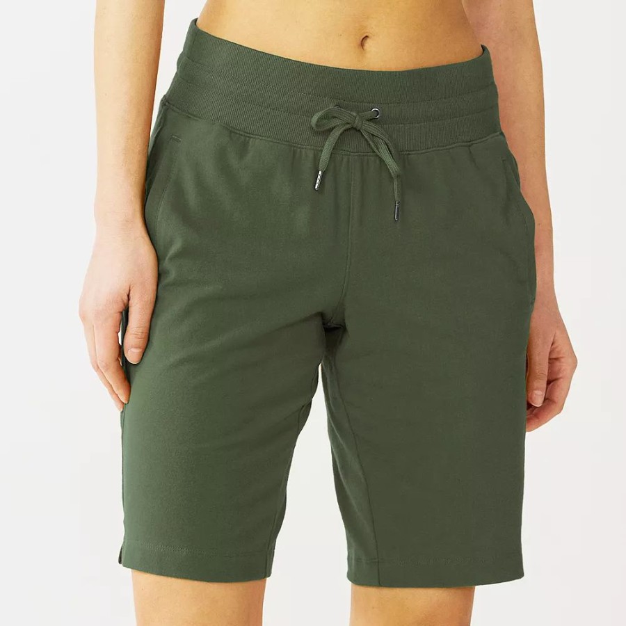 Bottoms * | Petite Tek Gear Essential Bermuda Shorts