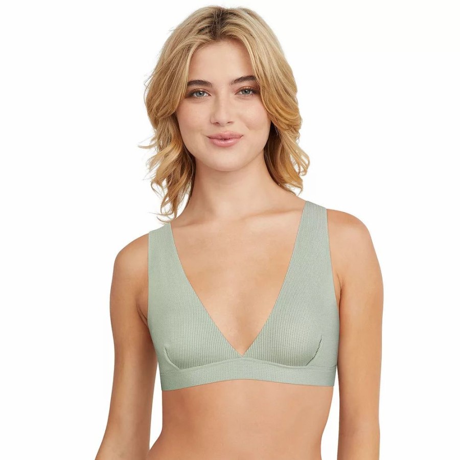 Underwear * | Hanes Ultimate Comfort Flex Fit Authentic Triangle Pullover Bralette Dhy203