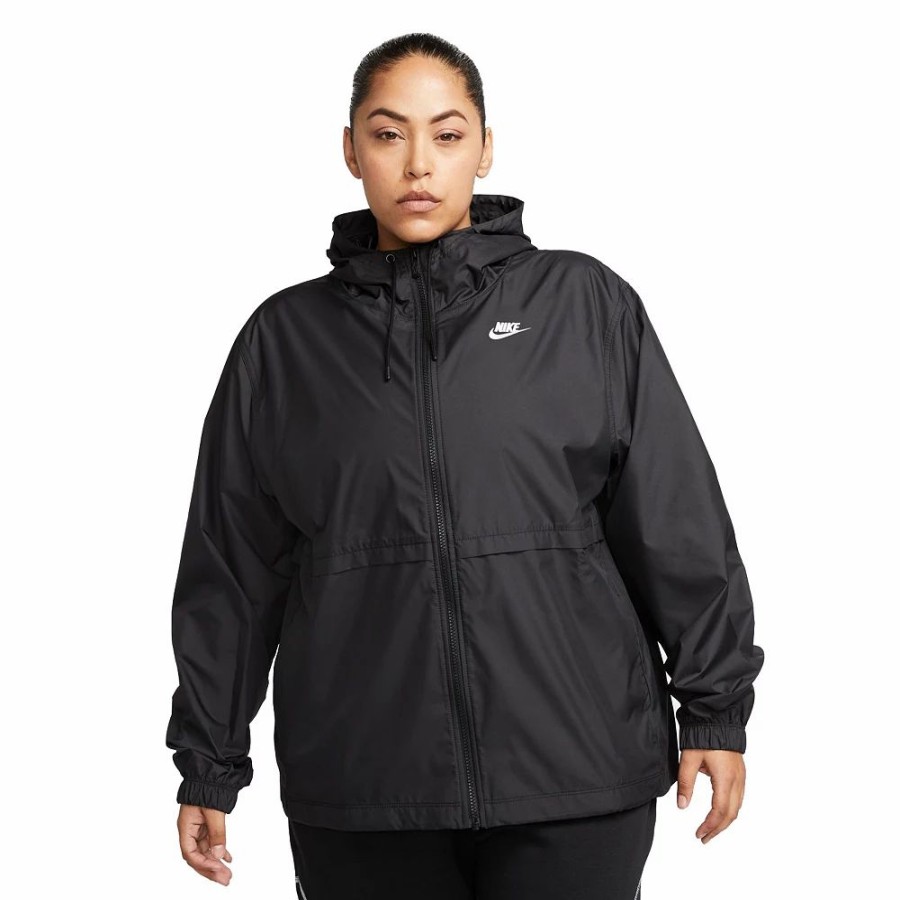 Outerwear * | Plus Size Nike Essential Repel Woven Jacket