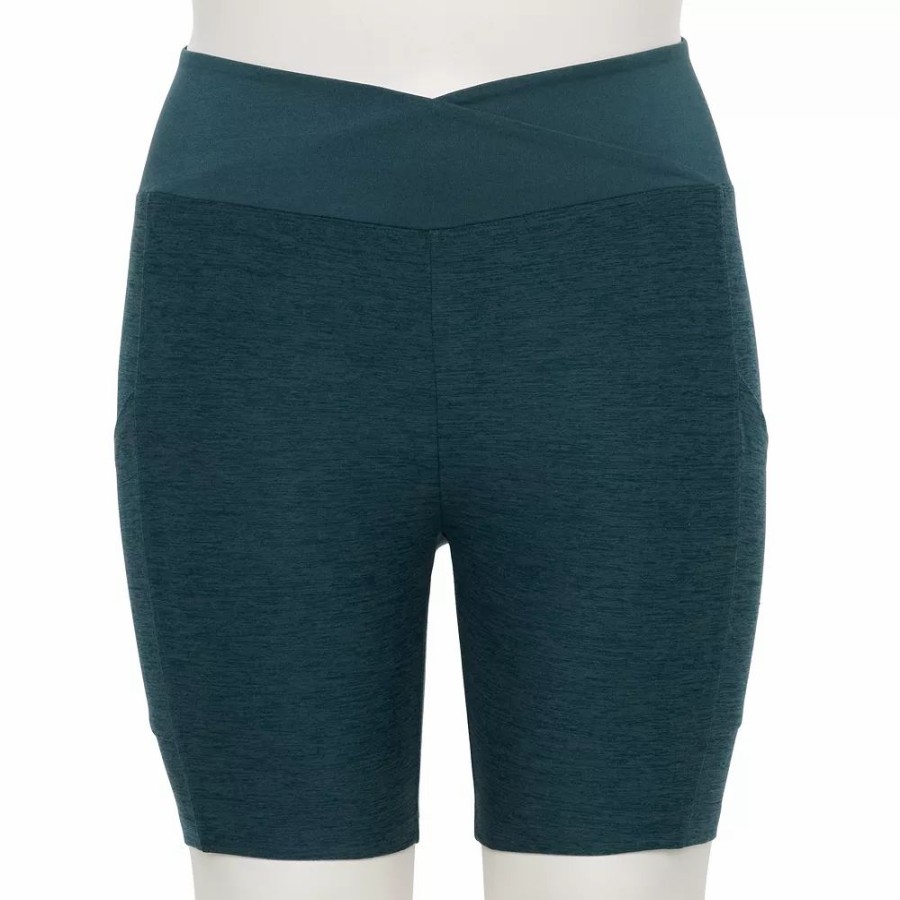 Bottoms * | Plus Size Sonoma Goods For Life Crossover Waist Shorts