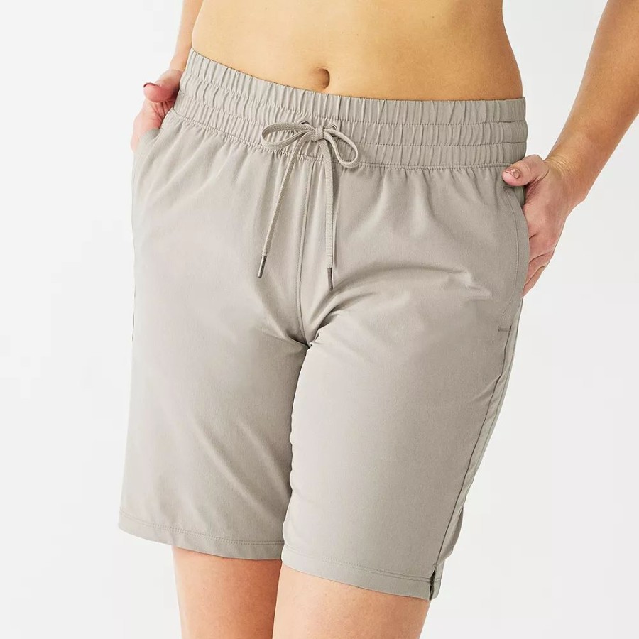 Bottoms * | Women'S Tek Gear Woven Bermuda Shorts