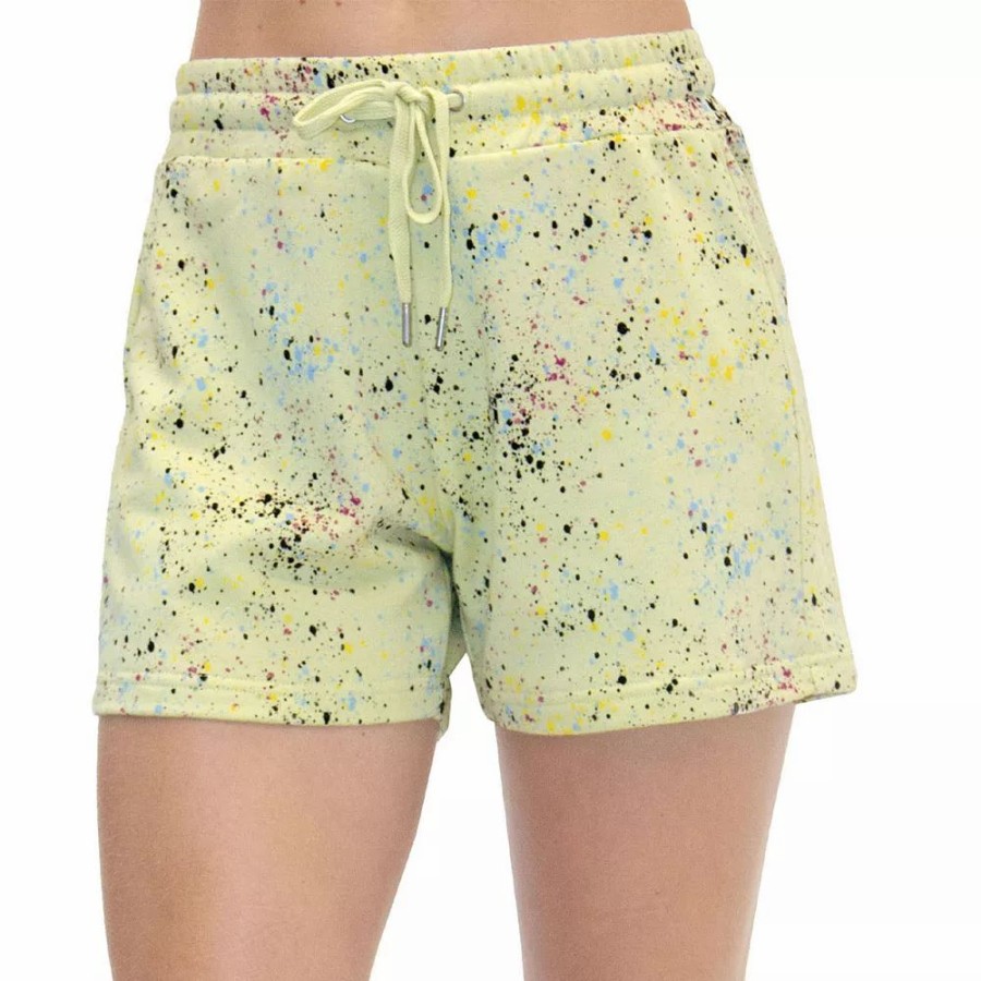 Bottoms * | Women'S Psk Collective Confetti Print Shorts