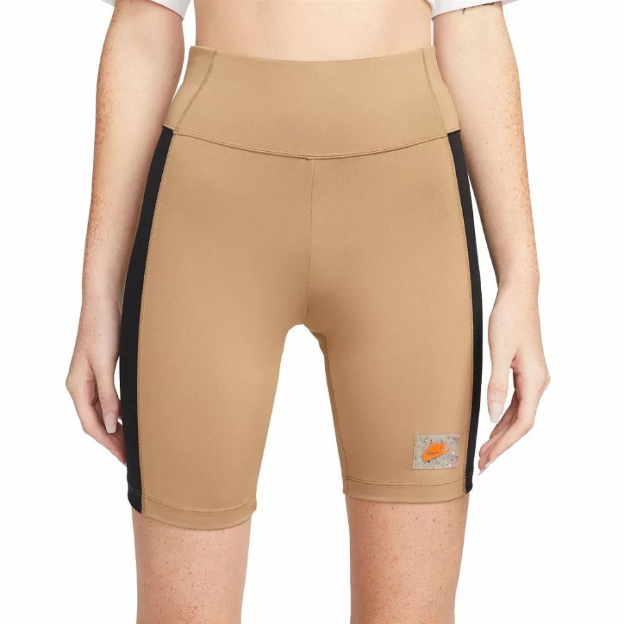 Bottoms * | Women'S Nike Sportwear Dri-Fit High-Waisted Bike Shorts