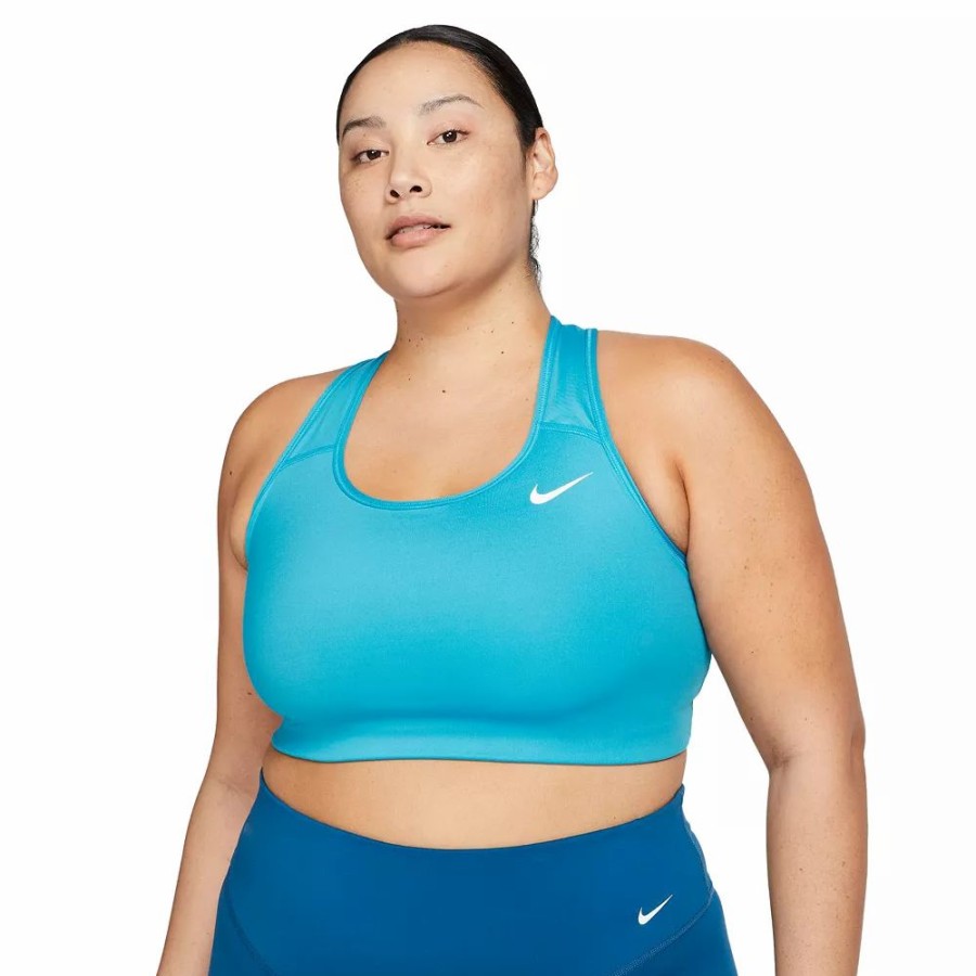 Underwear * | Plus Size Nike Dri-Fit Swoosh Medium-Impact Sports Bra