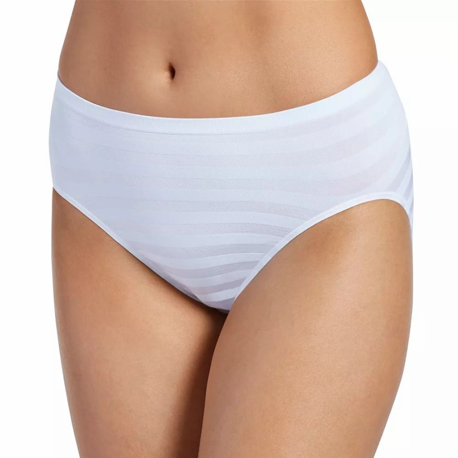 Underwear * | Women'S Jockey Comfies Matte & Shine Seamless Hi-Cut Panty 1306