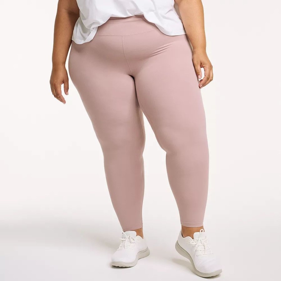 Bottoms * | Plus Size Flx Affirmation High-Waisted 7/8 Ankle Leggings