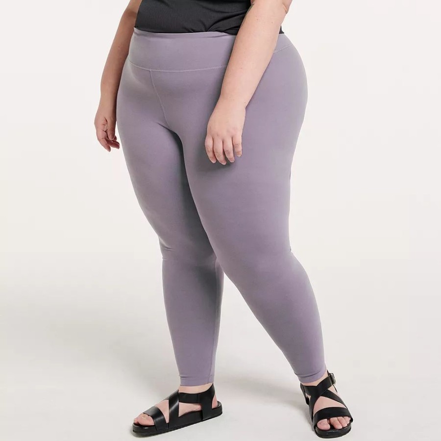 Bottoms * | Plus Size Flx Affirmation High-Waisted 7/8 Ankle Leggings