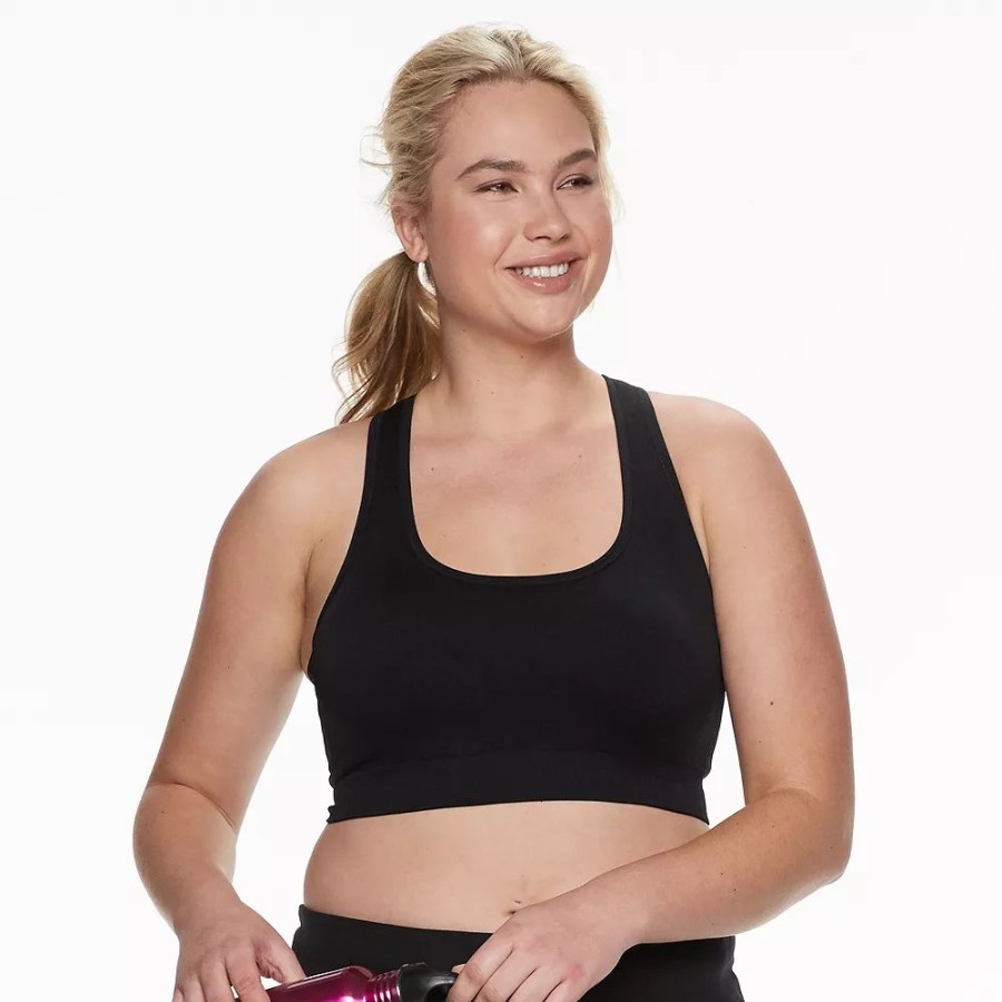 Underwear * | Plus Size Tek Gear Seamless Low-Impact Sports Bra