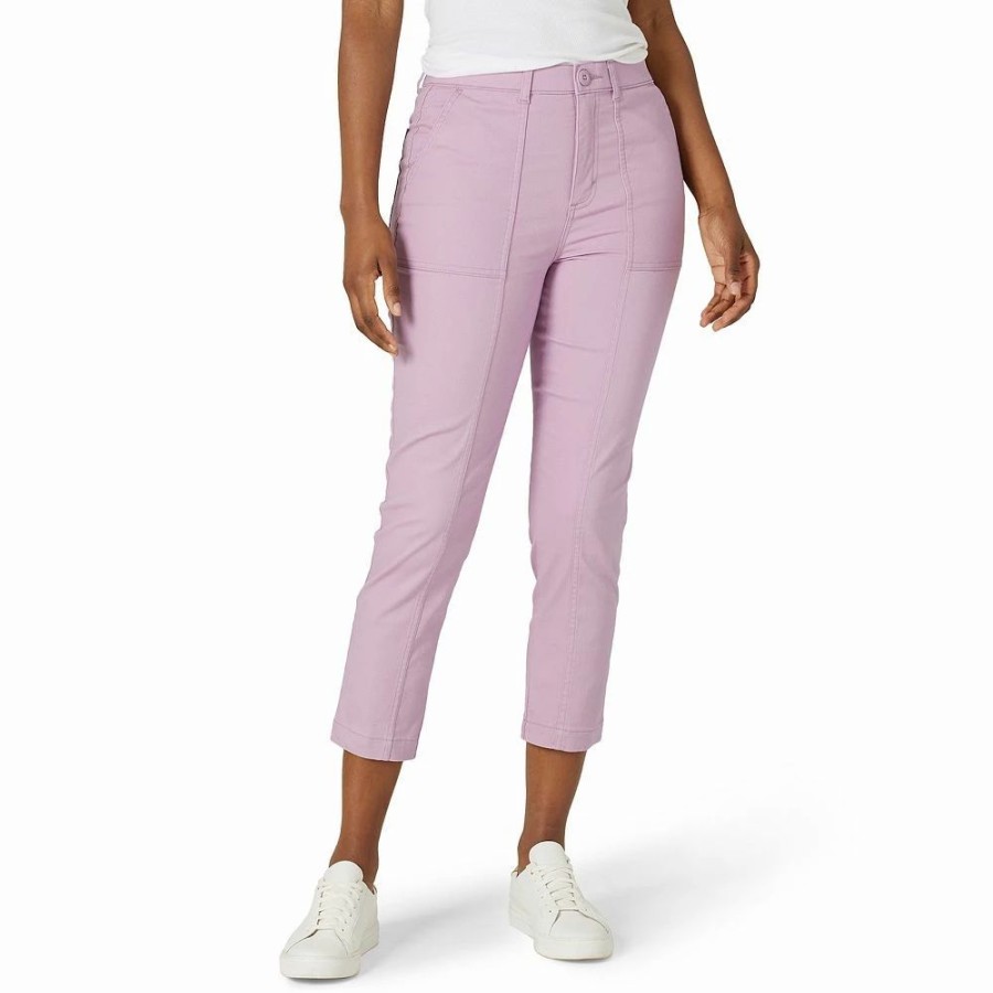 Bottoms * | Women'S Lee Ultra Lux Utility Seamed Crop Pants