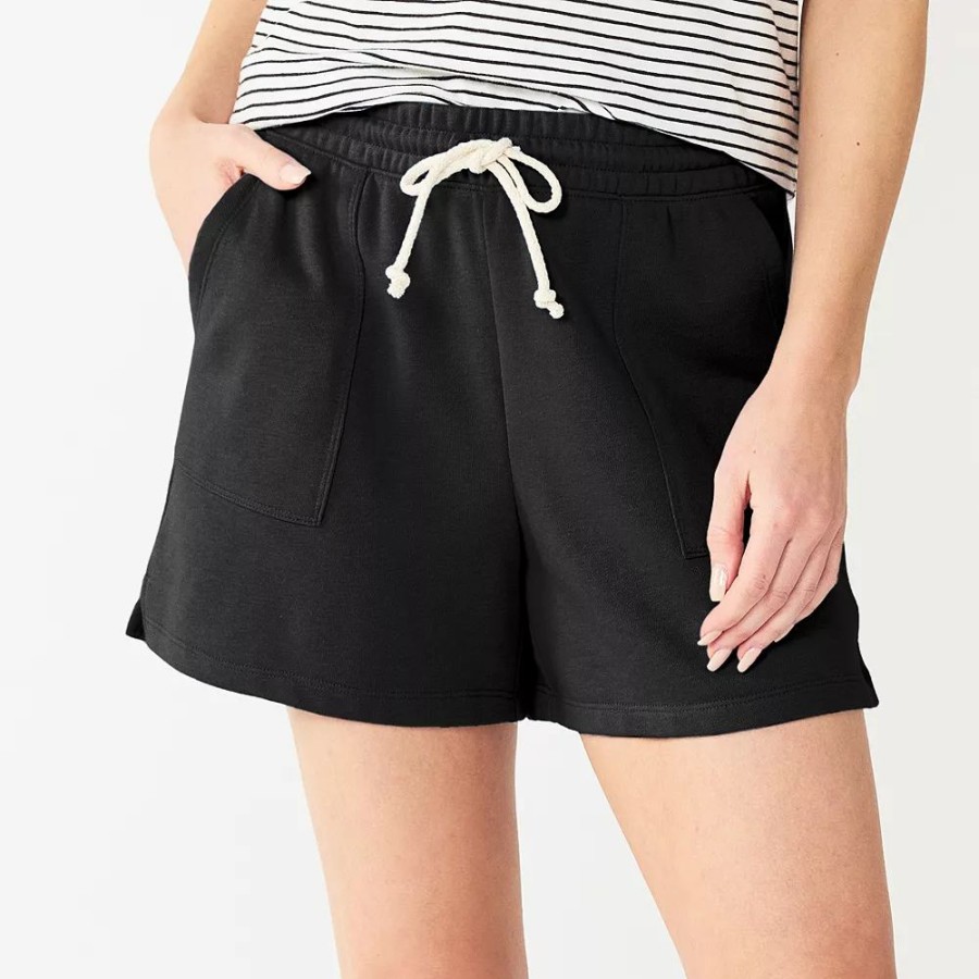 Bottoms * | Women'S Sonoma Goods For Life French Terry Sweat Shorts