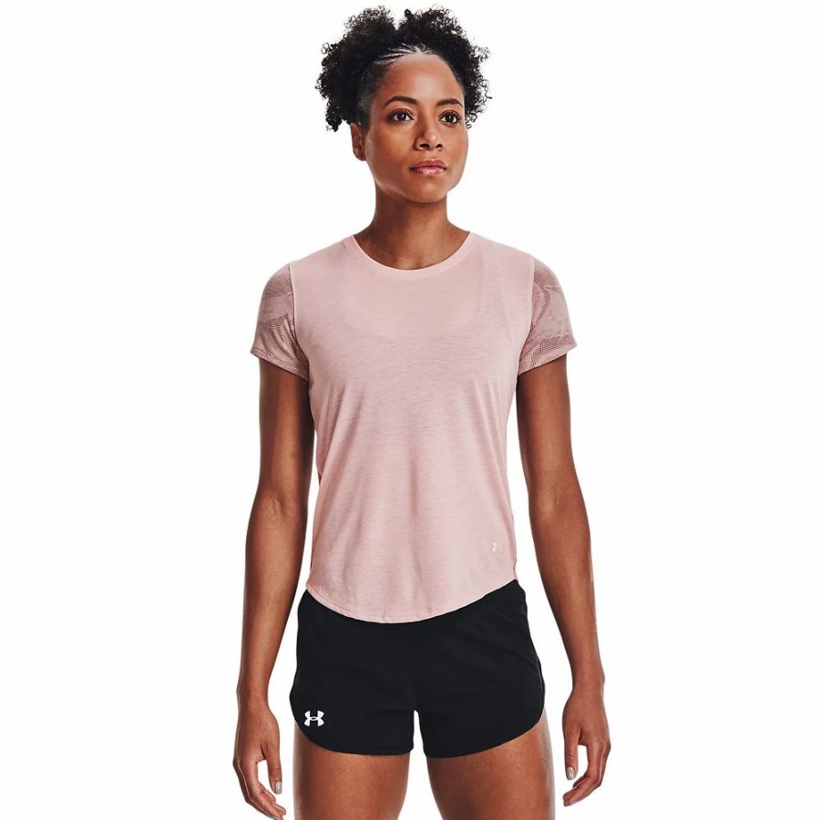 Tops * | Women'S Under Armour Streaker Jacquard Tee