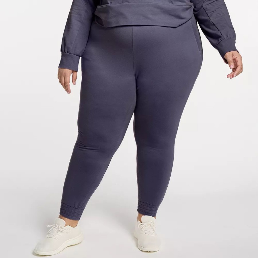 Bottoms * | Plus Size Flx Paperbag High-Waisted Sweatpants