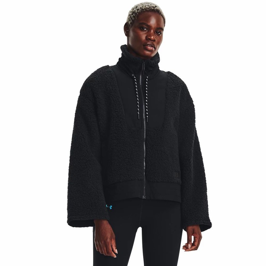 Tops * | Women'S Under Armour Legacy Sherpa Full-Zip Jacket