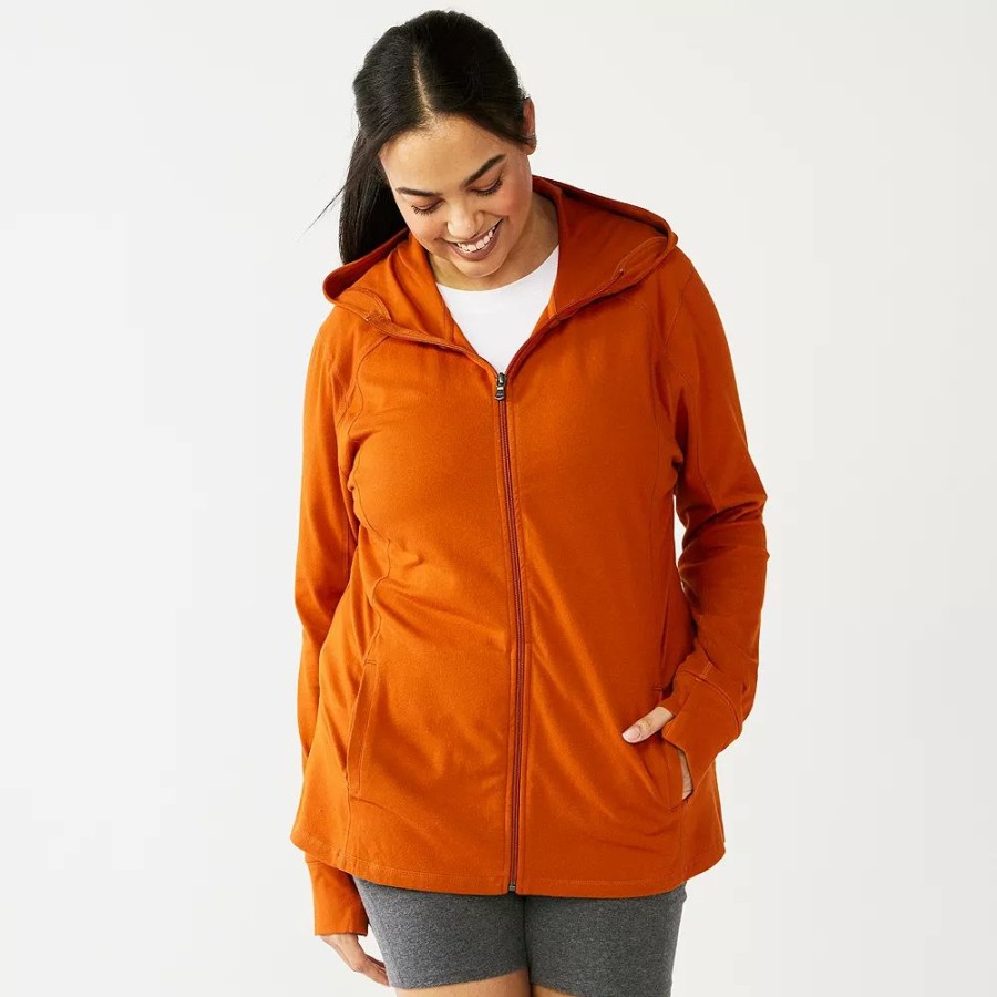 Outerwear * | Plus Size Tek Gear Essential Hooded Jacket