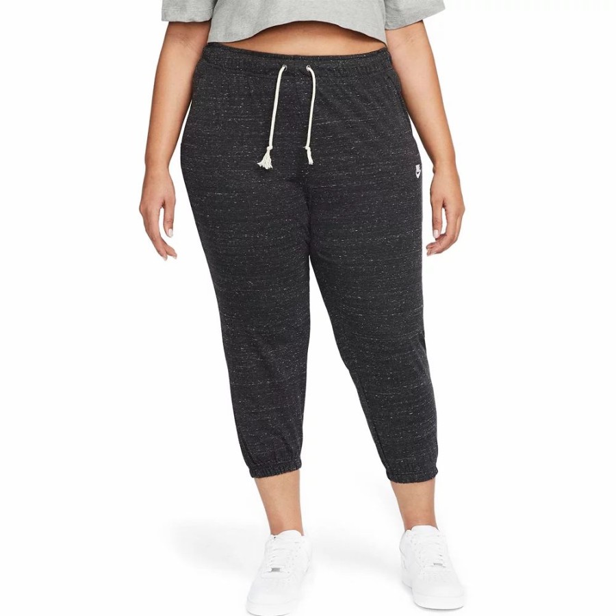 Bottoms * | Plus Size Nike Sportswear Gym Vintage Capris