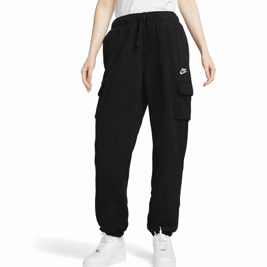 Bottoms * | Women'S Nike Sportswear Club Fleece Midrise Cargo Pants