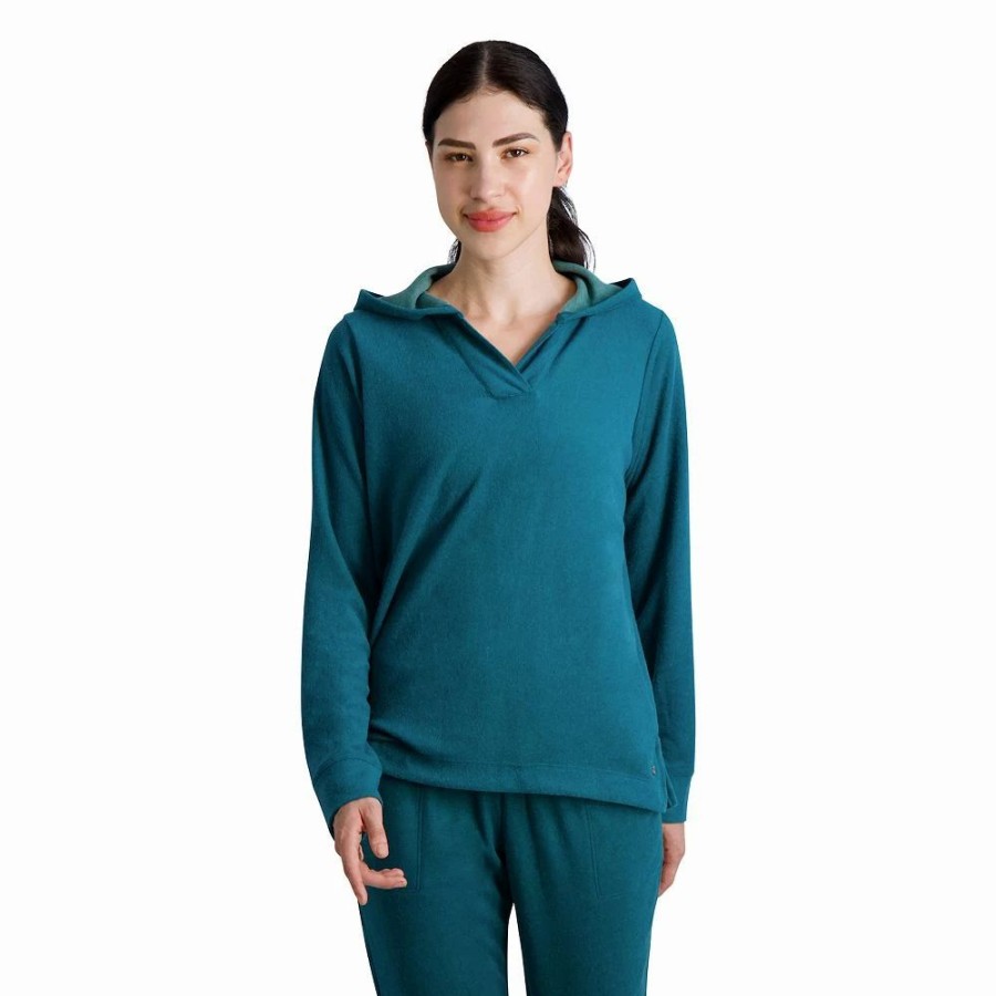 Tops * | Women'S Gaiam Asana Fleece Hoodie