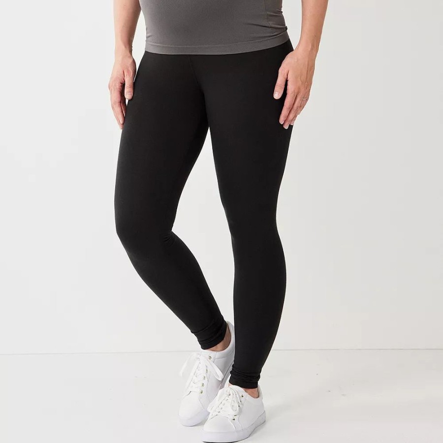 Bottoms * | Maternity Sonoma Goods For Life Full Belly Panel Leggings