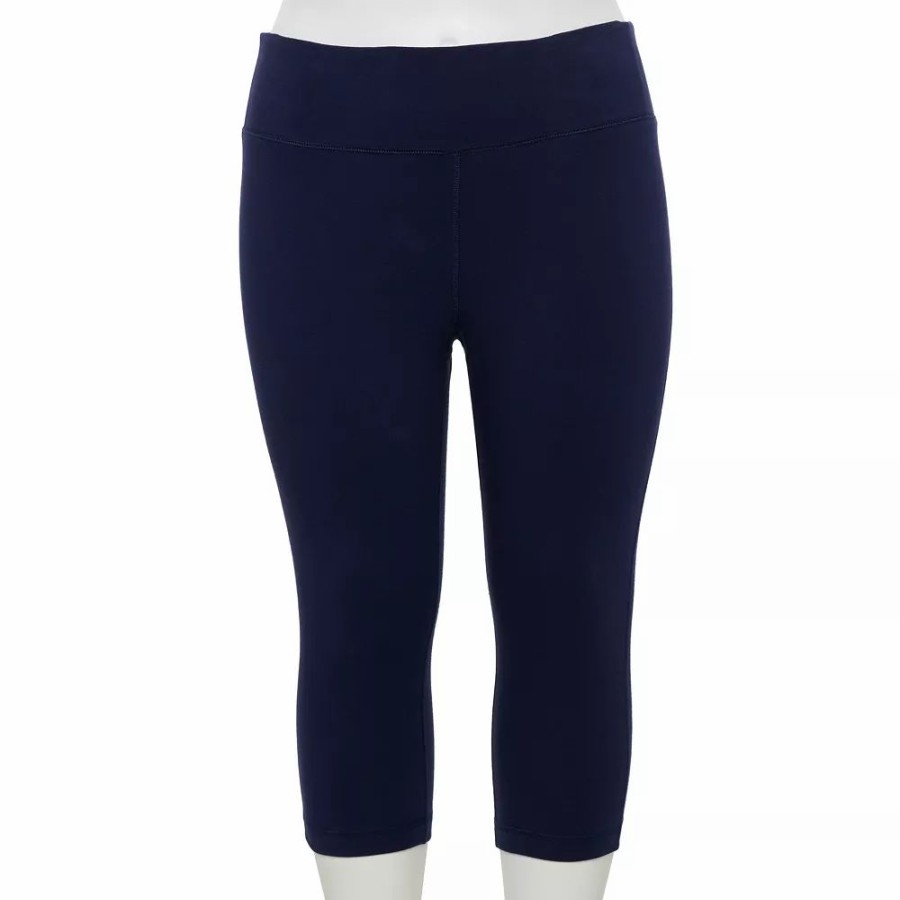 Bottoms * | Women'S Tek Gear High-Waisted Skimmer Capri Leggings