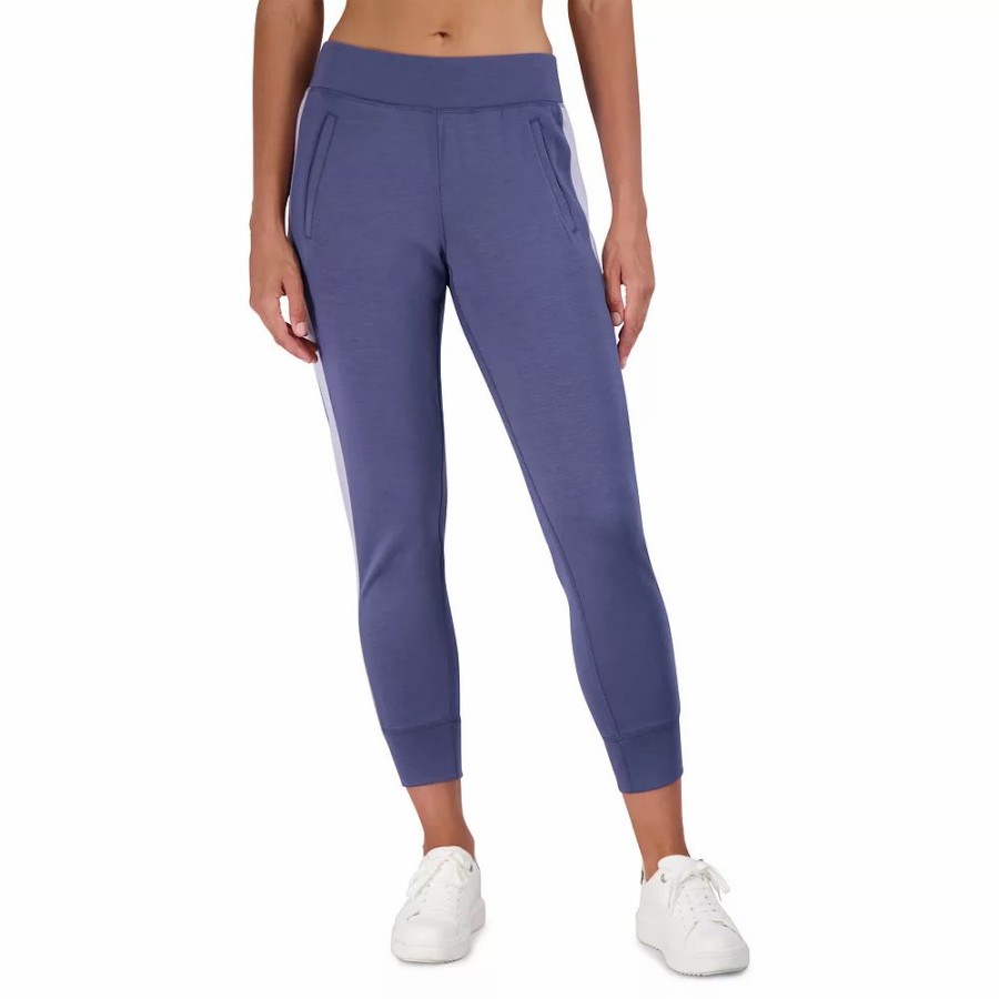 Bottoms * | Women'S Gaiam Hudson Racing Stripe Joggers