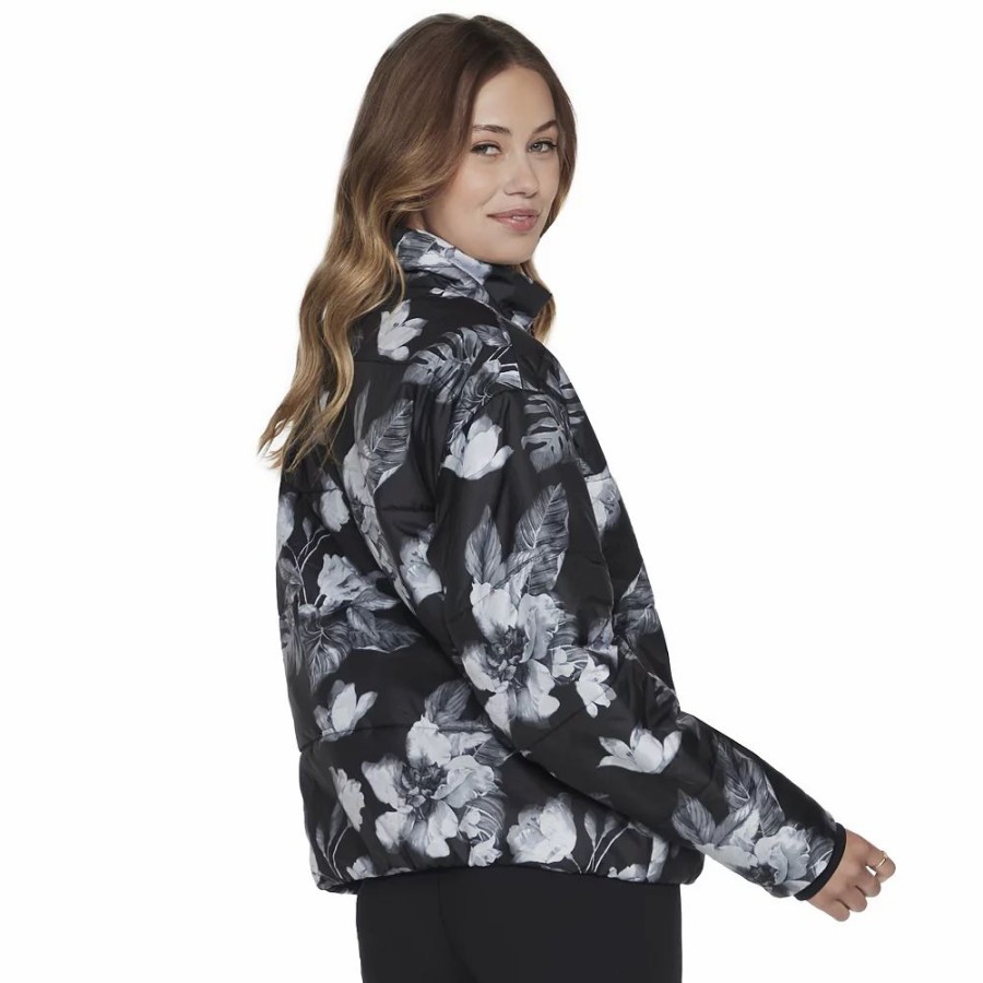 Outerwear * | Women'S Skechers Gowalk Goshield Magnolia Dreams Jacket