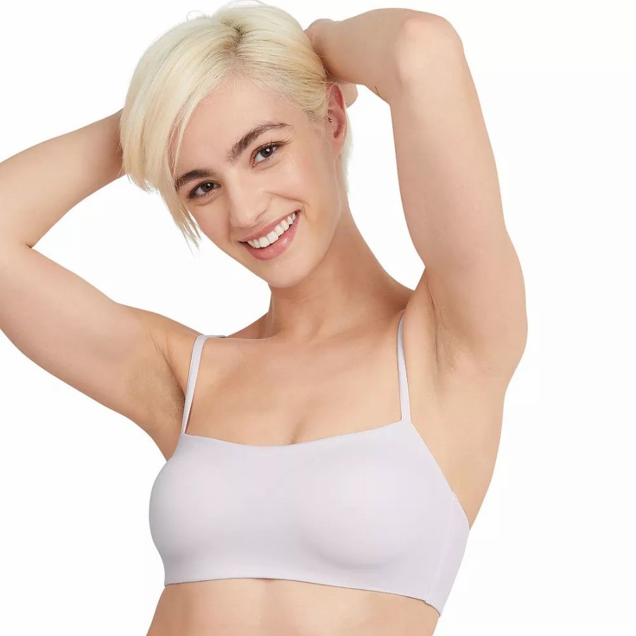 Underwear * | Hanes Ultimate Comfort Flex Fit Authentic Bandeau Contour Bralette Dhy205