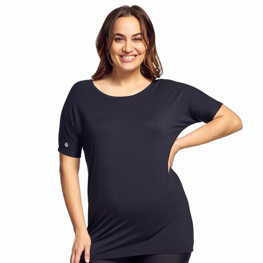 Swimsuits * | Plus Size Mazu Swim Ultra Soft Strappy-Back Swim Cover-Up Tee