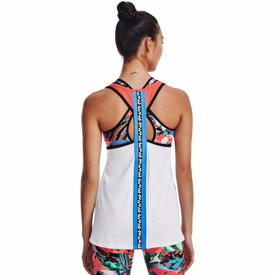 Tops * | Women'S Under Armour Knockout Colorblock Graphic Tank