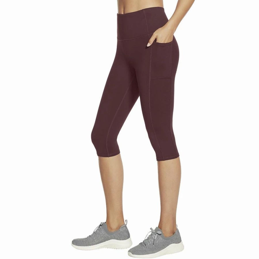 Bottoms * | Women'S Skechers Gowalk Goflex High-Waisted Capri Leggings