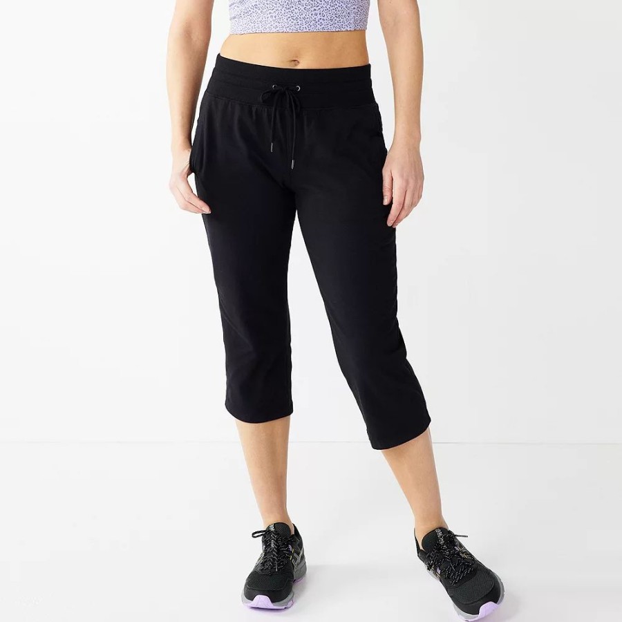 Bottoms * | Women'S Tek Gear Essential Straight-Leg Workout Capris