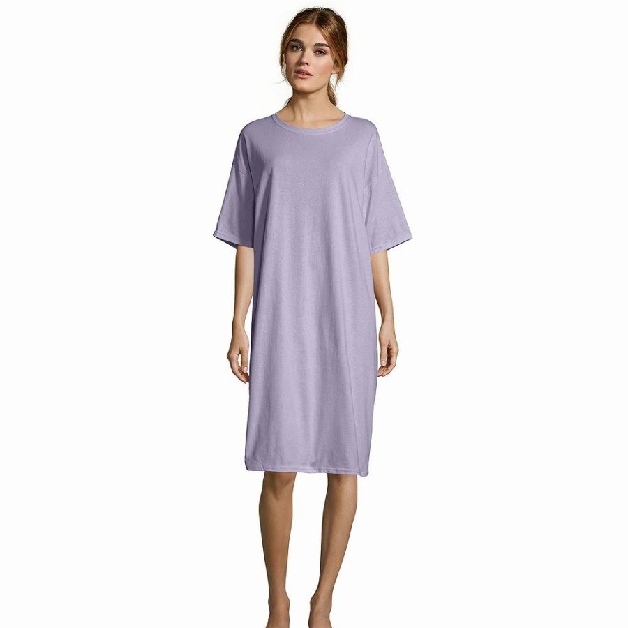 Sleepwear * | Women'S Hanes Wear-Around Lounge Shirt