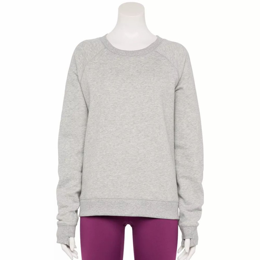 Tops * | Women'S Tek Gear Easy Ultrasoft Fleece Sweatshirt