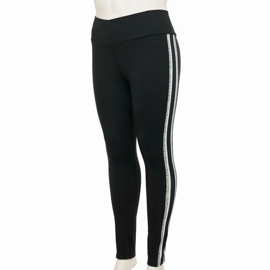 Bottoms * | Juniors' Plus Size So Crossover High-Rise Sporty Leggings