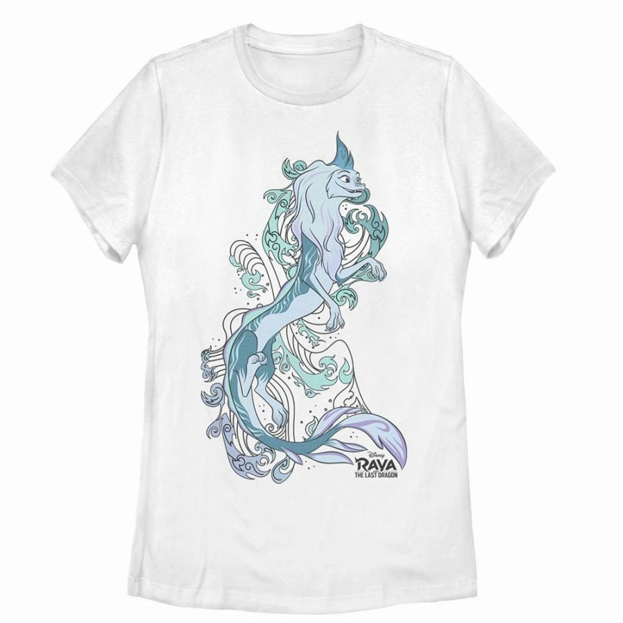 Tops * | Disney / Pixar Raya And The Last Dragon Juniors' Sisu Portrait Graphic Tee