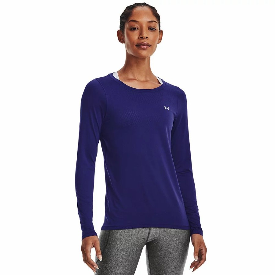 Tops * | Women'S Under Armour Heatgear Long Sleeve Top