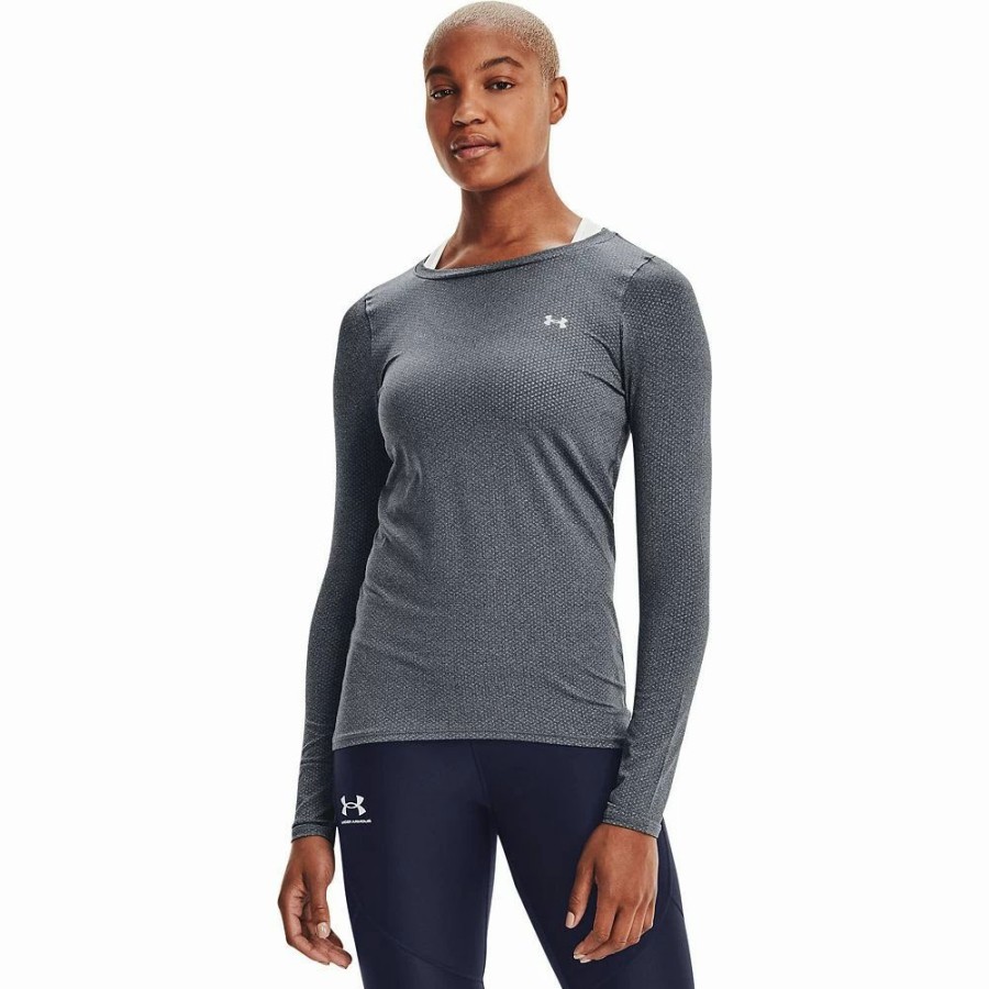 Tops * | Women'S Under Armour Heatgear Long Sleeve Top