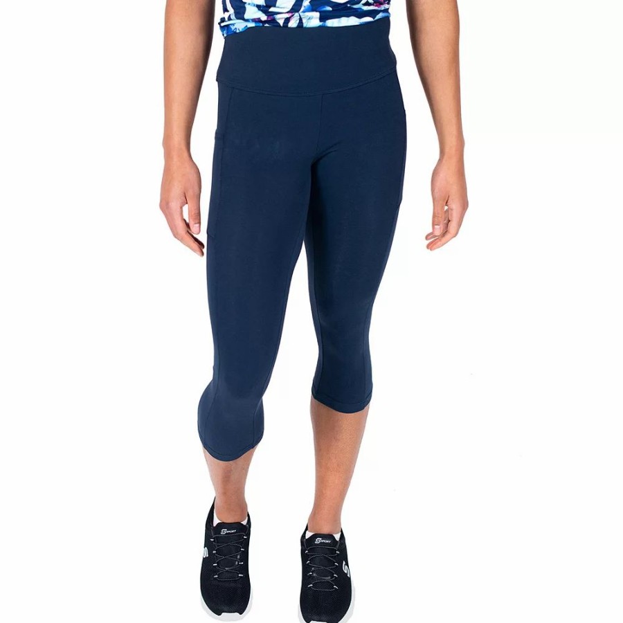 Bottoms * | Women'S Spalding High-Waisted Capri Leggings