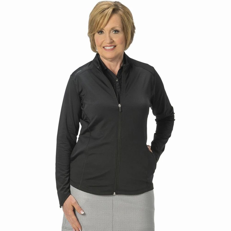 Outerwear * | Women'S Nancy Lopez Jazzy Long Sleeve Golf Jacket