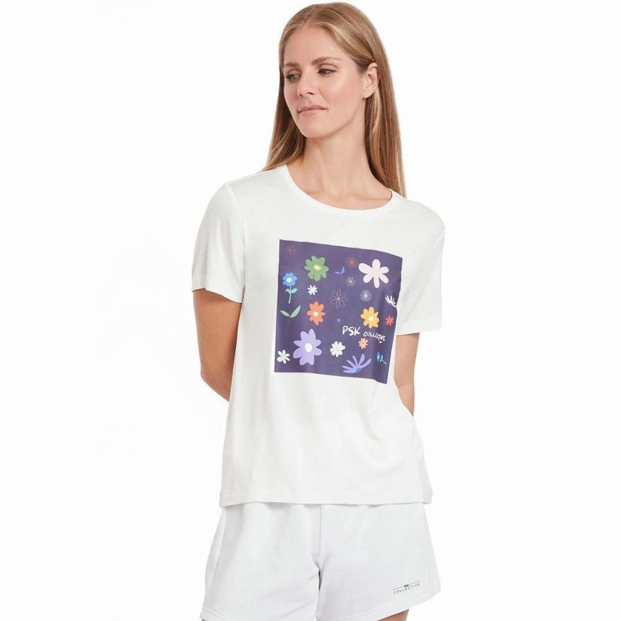 Tops * | Women'S Psk Collective Floral Graphic Tee