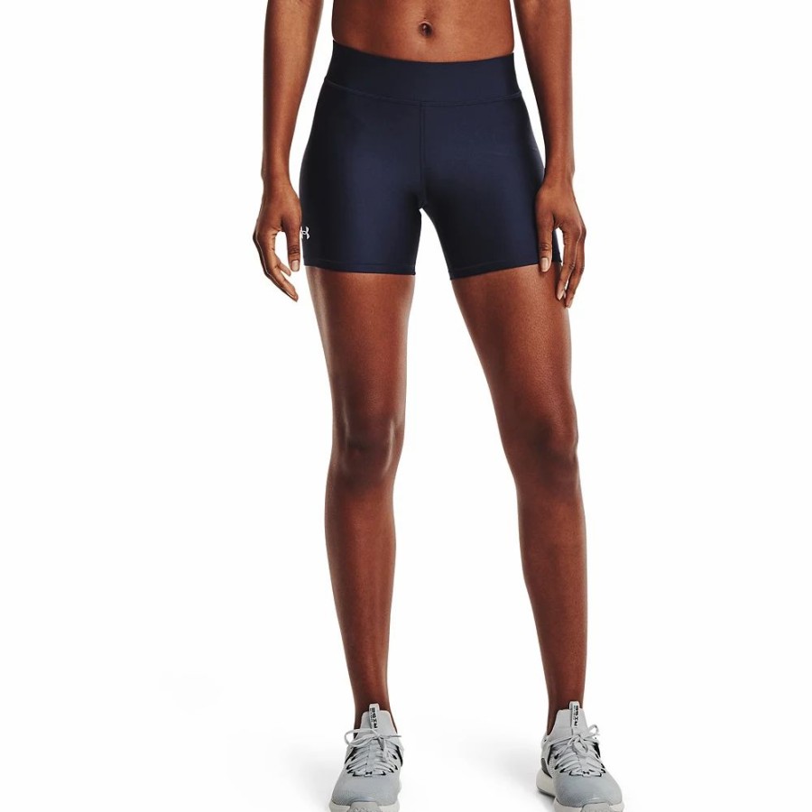 Bottoms * | Women'S Under Armour Heatgear Midrise Bike Shorts