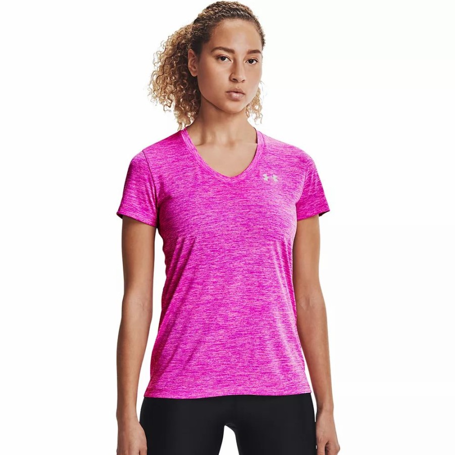 Tops * | Women'S Under Armour Tech Twist V-Neck Tee