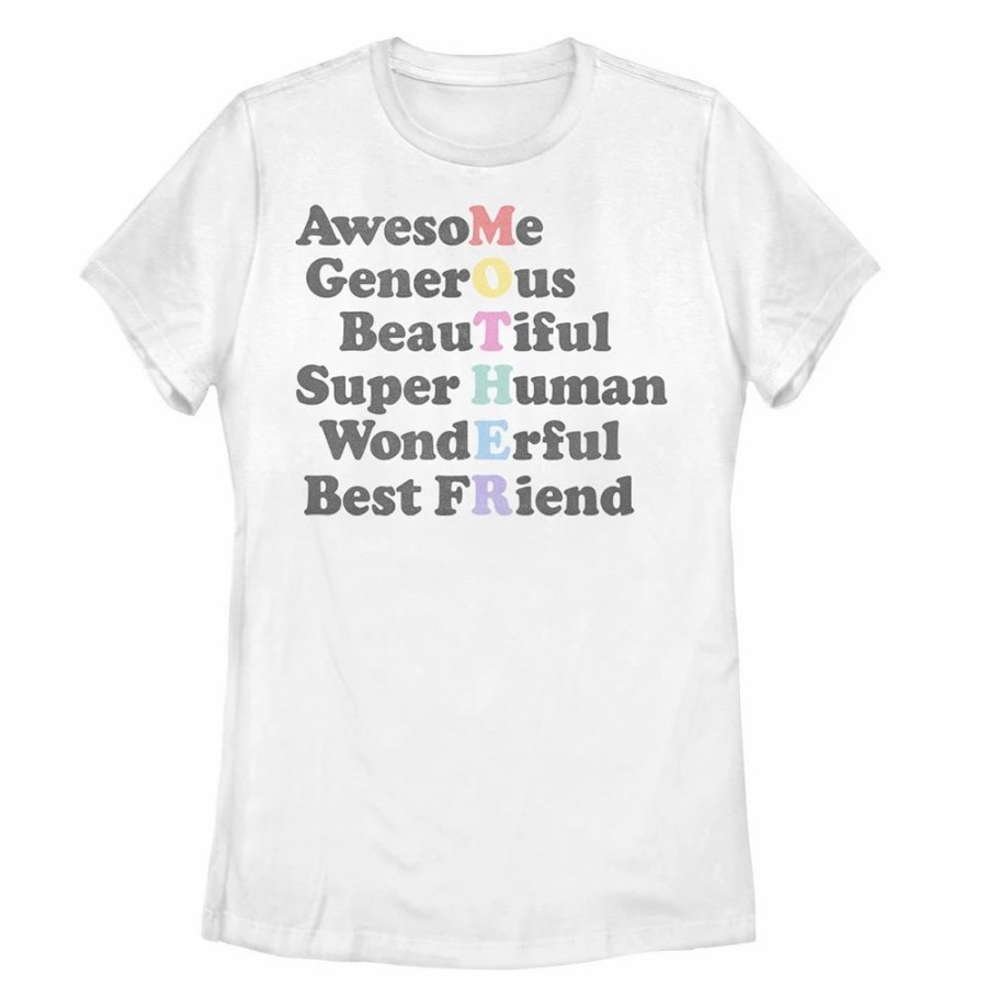 Tops * | Juniors' Awesome Mother Graphic Tee