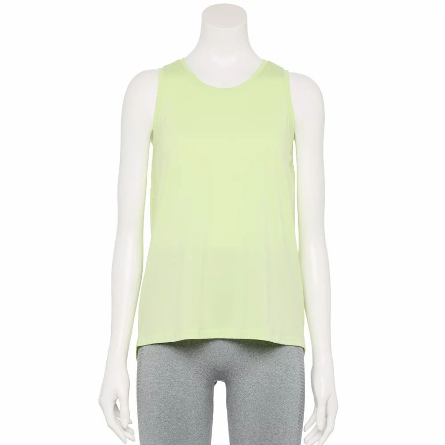 Tops * | Women'S Tek Gear Tie-Back Tank Brisk Mint