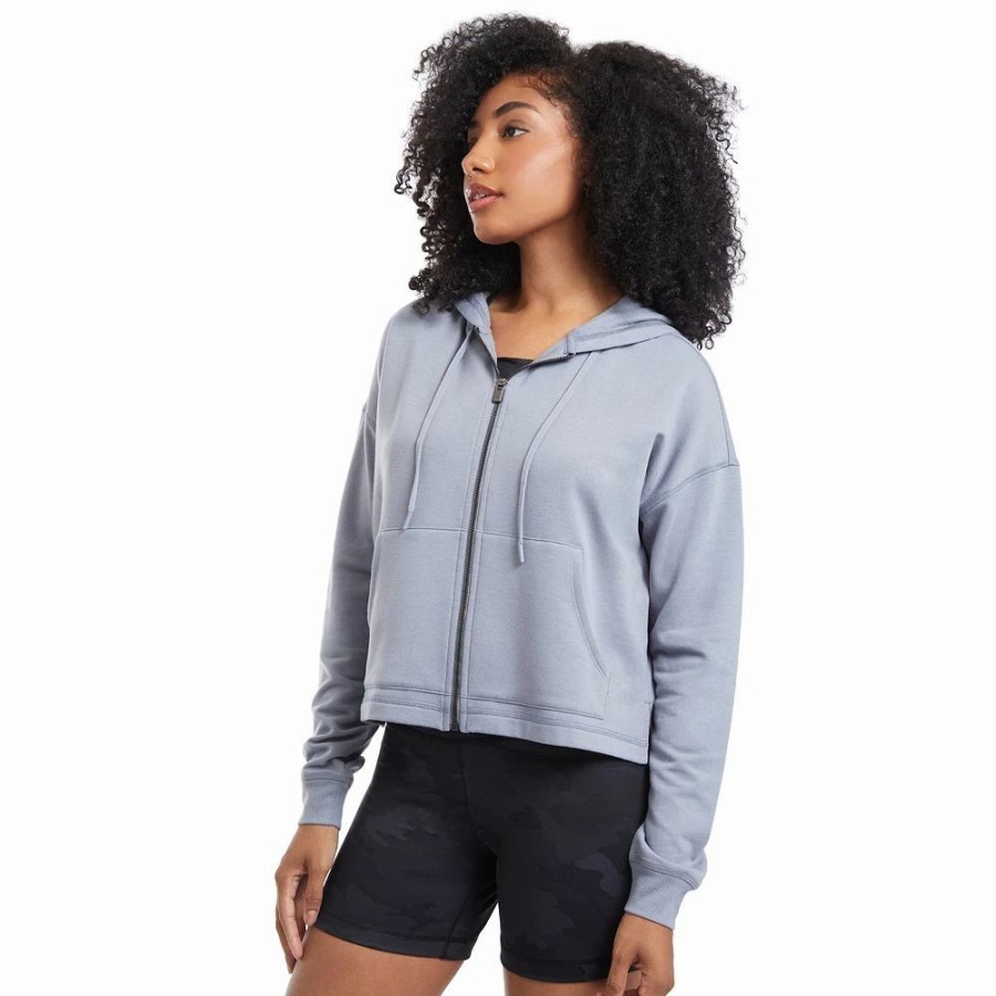 Outerwear * | Women'S Psk Collective Hooded Crop Jacket