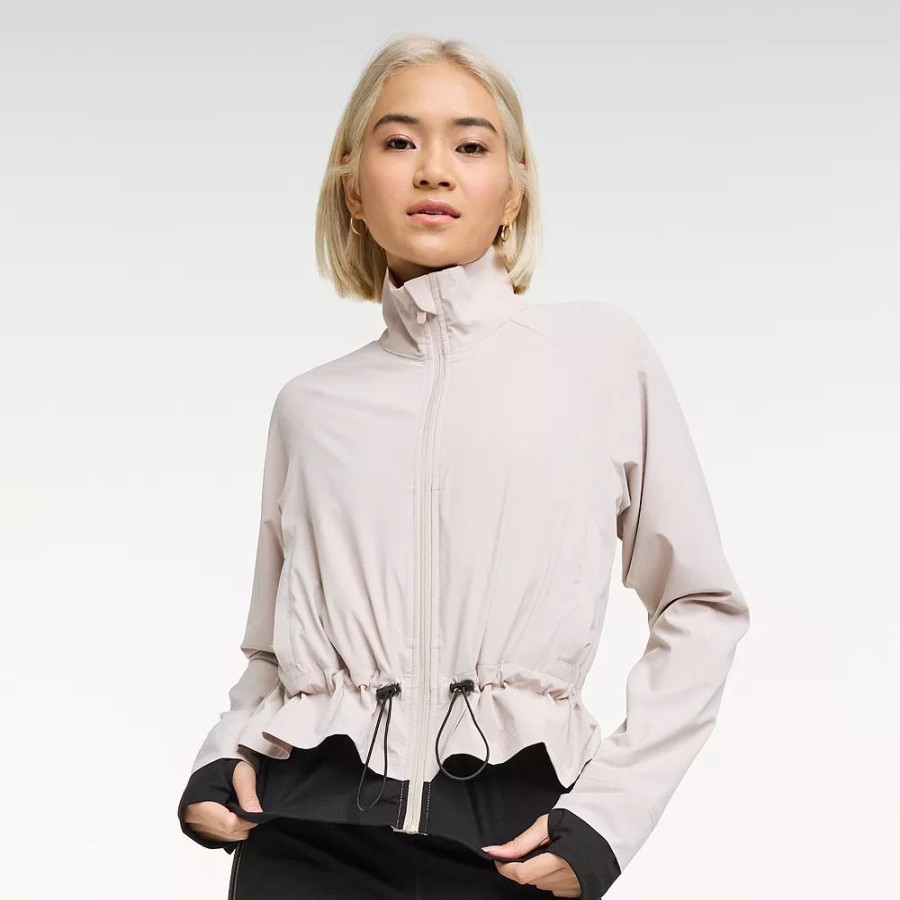 Outerwear * | Women'S Flx Convertible Peplum Jacket