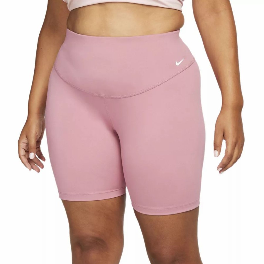 Bottoms * | Plus Size Nike One 7-In. Midrise Bike Shorts