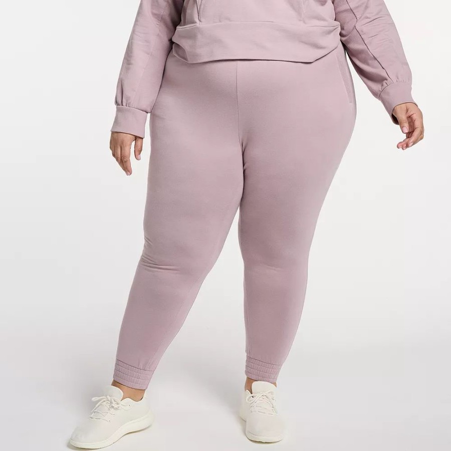 Bottoms * | Plus Size Flx Paperbag High-Waisted Sweatpants