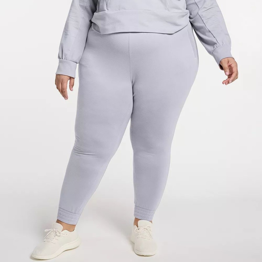 Bottoms * | Plus Size Flx Paperbag High-Waisted Sweatpants