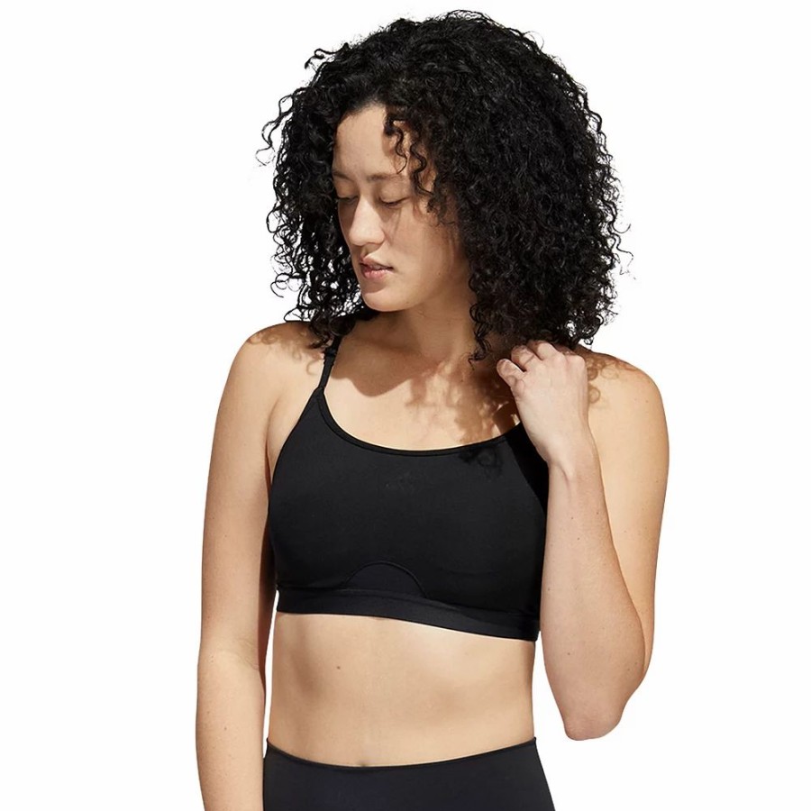 Underwear * | Adidas Aeroreact Training Light-Support Padded Sports Bra